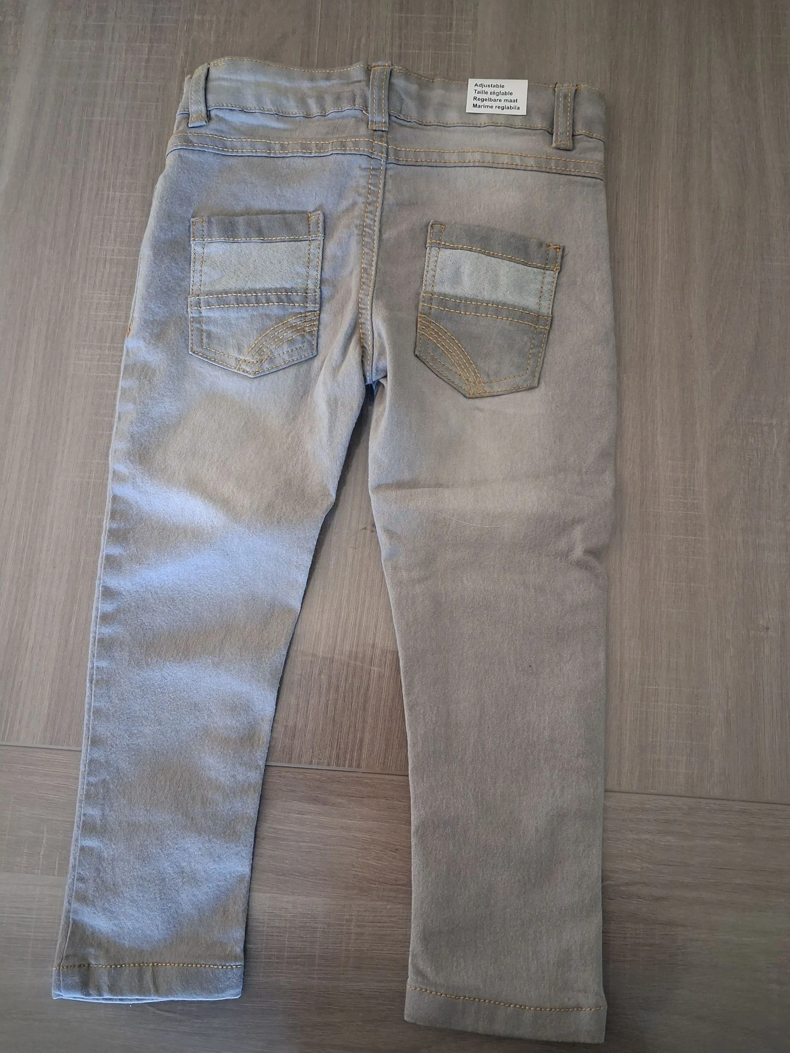 Jeans cinza claro Influx Basic 3 anos – Tamanho ajustável – NOVO – photo 3